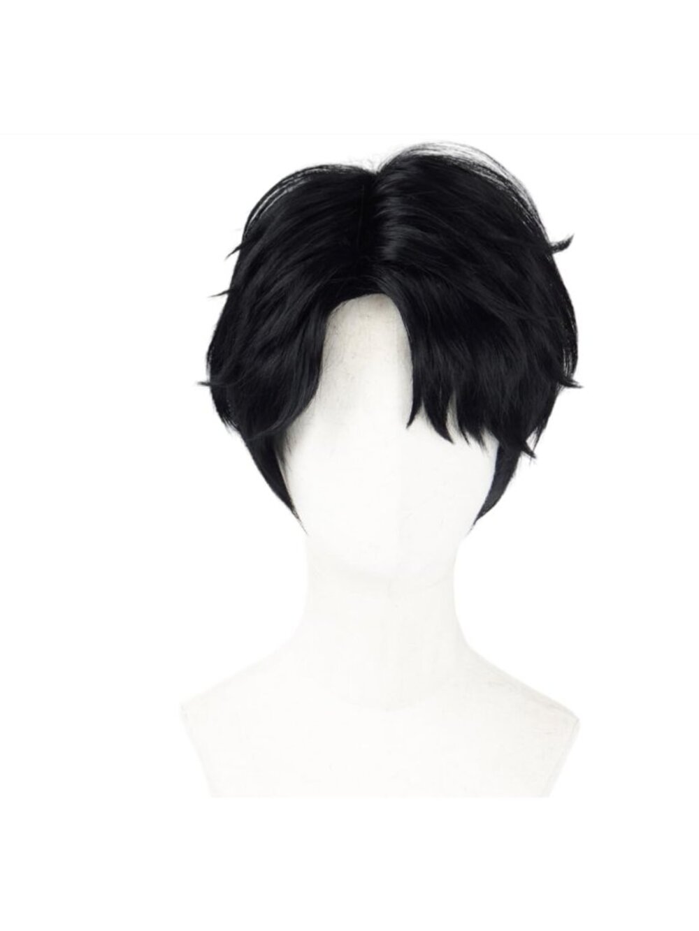 Women's Black 1 Synthetic Fiber Cosplay Halloween Costume Double Braid Wigs